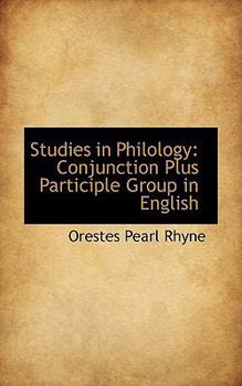 Studies in Philology : Conjunction Plus Participle Group in English