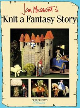 Paperback Knit a Fantasy Story Book