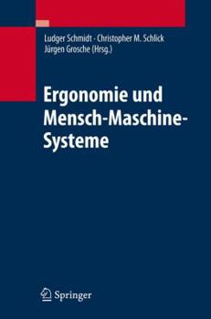Hardcover Ergonomie Und Mensch-Maschine-Systeme [German] Book