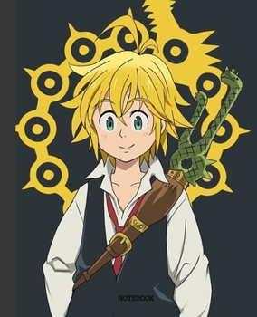 Paperback Notebook: Anime Seven Deadly Sins Soft Glossy Cover Graph Paper Pages Book 7.5 x 9.25 Inches 110 Pages Book