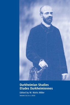 Paperback Durkheimian Studies/Etudes Durkheimiennes: Volume 16 Book