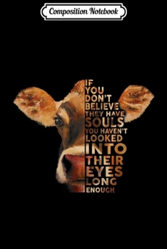 Composition Notebook: Farmer Cow I'm A Good Person But Dont Give Me A Reason To  Journal/Notebook Blank Lined Ruled 6x9 100 Pages