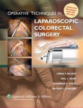 Hardcover Operative Techniques in Laparoscopic Colorectal Surgery [With DVD] Book