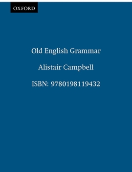 Paperback Old English Grammar Book