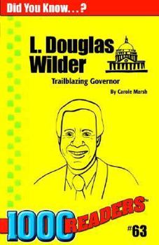 Paperback L Douglas Wilder: Trailblazer Governor Book
