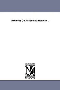 Paperback Involuties Op Rationale Krommen ... Book
