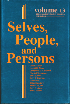 Selves, People, and Persons: What Does It Mean to Be a Self? (Boston University Studies in Philosophy & Religion) - Book  of the Boston University Studies in Philosophy and Religion