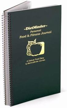 Spiral-bound DietMinder Personal Food & Fitness Journal Book