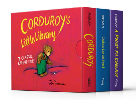 Hardcover Corduroy's Little Library Book