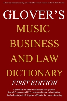 Paperback Music Business And Law Dictionary Book