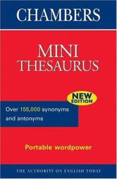 Paperback Chambers Mini Thesaurus Book