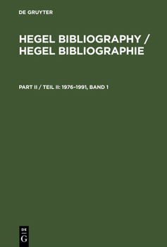 Hardcover Bibliography / Bibliographie Book
