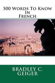 Paperback 500 Words To Know In French Book
