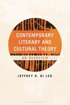 Hardcover Contemporary Literary and Cultural Theory: An Overview Book