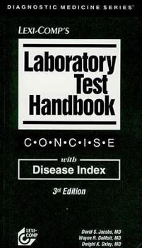 Paperback Laboratory Test Handbook Concise: With Disease Index Book