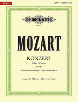 Paperback Piano Concerto No. 21 in C K467 (Edition for 2 Pianos): Urtext, Cadenzas by Christian Zacharias Book