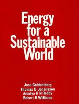 Hardcover Energy for a Sustainable World Book