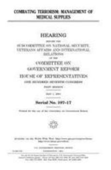 Paperback Combating terrorism: management of medical supplies Book