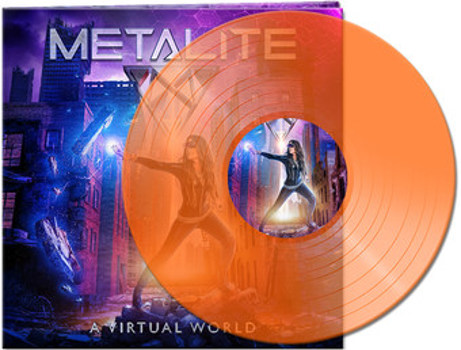 Vinyl Virtual World   Clear Orange Book