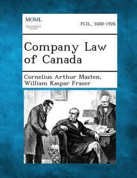 Paperback Company Law of Canada Book