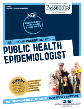 Paperback Public Health Epidemiologist (C-2246): Passbooks Study Guide Volume 2246 Book