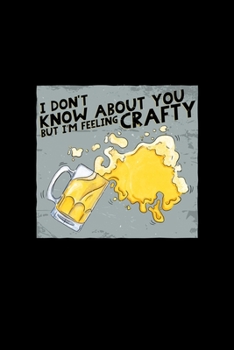 Paperback Crafty: 6x9 Craft Beer - blank with numbers paper - notebook - notes Book