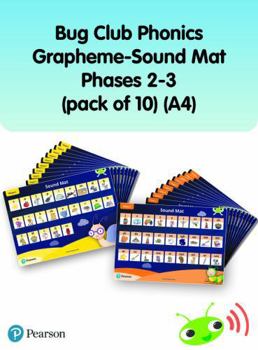 Bug Club Phonics Grapheme-sound Mats Phases 2-3 (pack of 10) (a4)