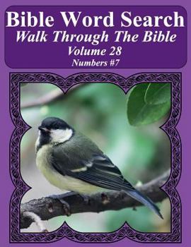 Paperback Bible Word Search Walk Through The Bible Volume 28: Numbers #7 Extra Large Print Book