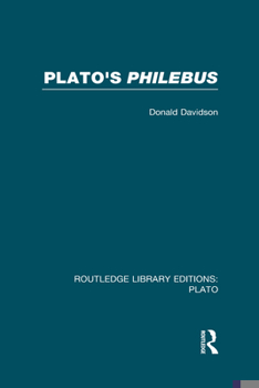 Hardcover Plato's Philebus (RLE: Plato) Book