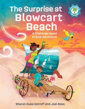 Hardcover The Surprise at Blowcart Beach: A Challenge Island Steam Adventure Book