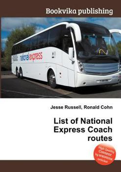 Paperback List of National Express Coach Routes Book