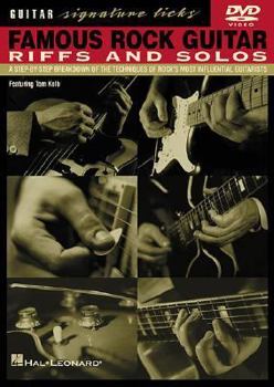 Paperback FAMOUS ROCK GUITAR RIFFS AND SOLOS (DVD) (DVD) Book