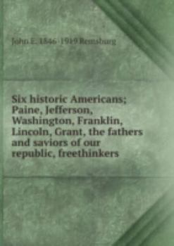 Paperback Six Historic Americans Paine Jefferson Book