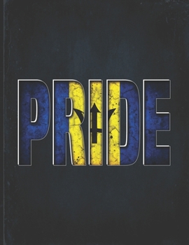 Pride: Barbados Heritage Gift for Bajak Coworker from Bridgetown  Undated Planner Daily Weekly Monthly Calendar Organizer Journal