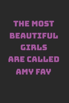 Amy Fay Girl Woman Notebook: Graph Paper Journal 6x9 - 120 Pages