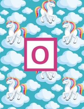 O: Letter Monogrammed Unicorn Daily Planner January 2020 - December 2020 Appointment Book Day Schedule For Women Girls - Cute Magical Animal (8.5"x11")