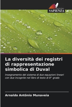 Paperback La diversità dei registri di rappresentazione simbolica di Duval [Italian] Book