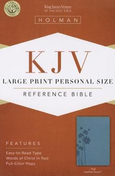 Imitation Leather Large Print Personal Size Reference Bible-KJV [Large Print] Book