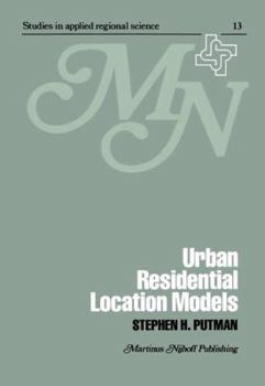 Paperback Urban Residential Location Models Book