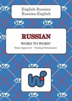 Paperback Russian edition Word To Word Bilingual Dictionary Book