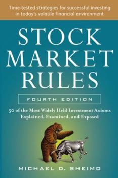 Paperback Stock Market Rules: The 50 Most Widely Held Investment Axioms Explained, Examined, and Exposed, Fourth Edition Book