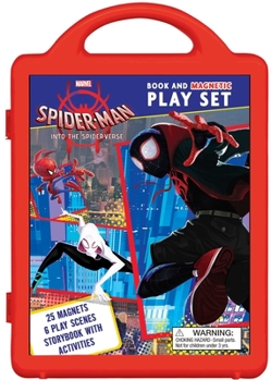 Paperback Marvel Spider-Man: Into the Spider-Verse Magnetic Play Set Book