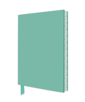 Leather Bound Light Turquoise Artisan Notebook (Flame Tree Journals) Book