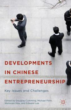 Hardcover Developments in Chinese Entrepreneurship: Key Issues and Challenges Book