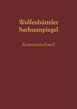 Hardcover Sachsenspiegel [German] Book