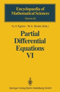 Paperback Partial Differential Equations VI: Elliptic and Parabolic Operators Book