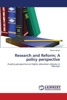 Paperback Research and Reform; A policy perspective Book