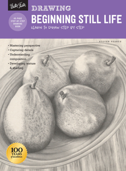 Paperback Drawing: Beginning Still Life: Learn to Draw Step by Step - 40 Page Step-By-Step Drawing Book