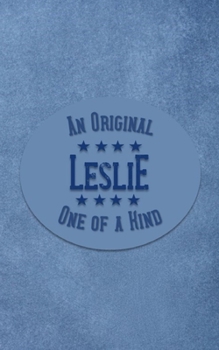 Paperback Leslie: Personalized Writing Journal for Men Book
