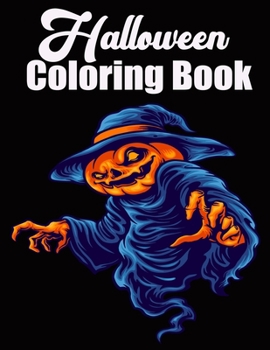 Paperback Halloween Coloring Book: 25 Unique Designs Jack-o-lanterns, Witches, Haunted, House, skeletons, Owls, cats and more! Book